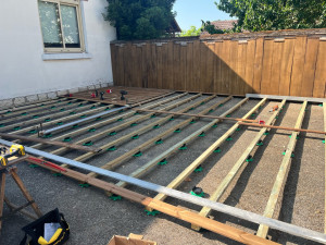 Photo de galerie - Fabrication de terrasse 