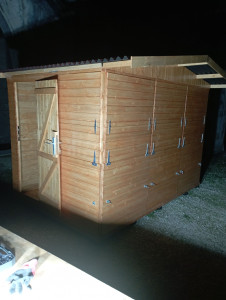 Photo de galerie - Chalet bois démontable 