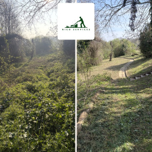 Photo de galerie - Débroussaillage d’un terrain de 6000 m²