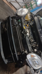 Photo de galerie - Dépose moteur, remplacement distribution/embrayage