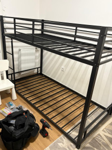 Photo de galerie - Lit, superposé, métallique 