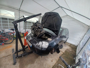 Photo de galerie - Remplacement moteur Golf 5