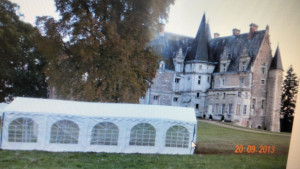 Photo de galerie - Barnums ignifugés et étanche 