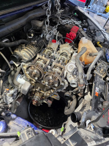 Photo de galerie - Remplacement courroie distribution ecoboost