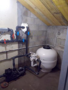 Photo de galerie - Modification filtration piscine 
refait à neuf 