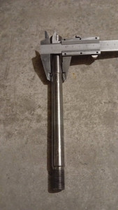 Photo de galerie - Usinage axe de 20mm en 17mm  pour supermotard
