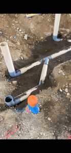 Photo de galerie - Pose des évacuation des eaux usées