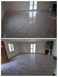 Photo de galerie - Pose de parquet 
