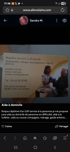 Photo de galerie - Service a la personne 