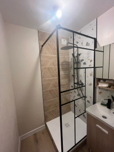 Photo de galerie - Voici une salle de bain que j’ai réalisée au goût de la cliente 