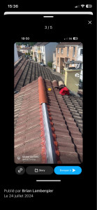 Photo de galerie - Bonjour artisan couvreur secteur 95 pour plus de renseignements merci de me contacter 