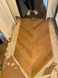 Photo de galerie - Pose de parquet - Revêtement de sol