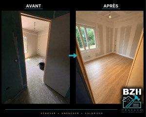 Photo de galerie - Pose de parquet - Revêtement de sol