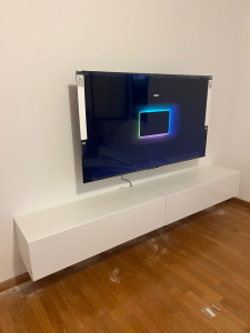Photo de galerie - Posé meubles et supports télé 