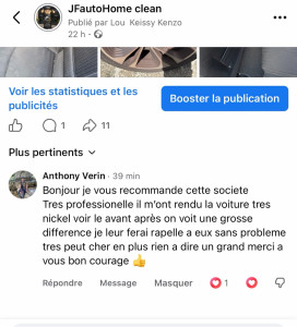 Photo de galerie - Nettoyage voiture 