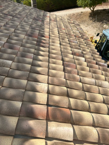 Photo de galerie - Pose post et tuile canal 