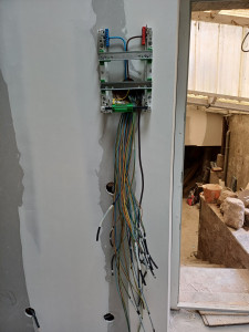 Photo de galerie - Présentation des câbles - Avant câblage 
