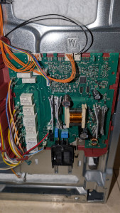 Photo de galerie - Remplacement platine sur four bosch