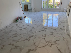 Photo de galerie - Pose carrelage fini
