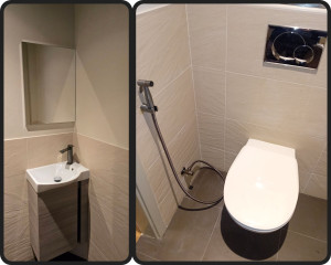 Photo de galerie - Wc douchette lave main