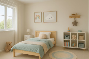 Photo de galerie - Réorganisation chambre enfant 