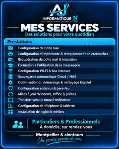Photo de galerie - Mes services 