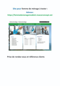 Photo de galerie - Création site internet