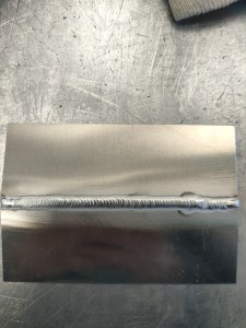 Photo de galerie - Soudure aluminium épaisseur 1 mm