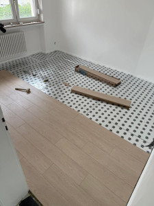 Photo de galerie - Pose de parquet - Revêtement de sol