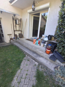 Photo de galerie - Réalisation de pose de carrelage sur les marches escalier