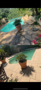 Photo de galerie - Décapage des dalles 