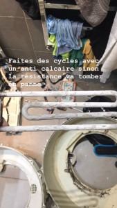 Photo de galerie - Changement demi-cuve et résistance lave linge 