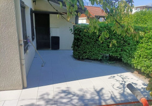 Photo de galerie - Pose de pavé sur terrasse 