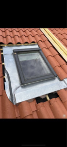 Photo de galerie - Étanchéité de Velux, en zinc