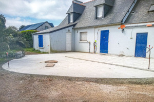 Photo de galerie - Création d'une terrasse.