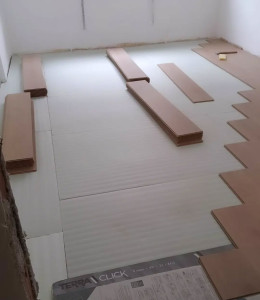 Photo de galerie - Pose de parquet - Revêtement de sol