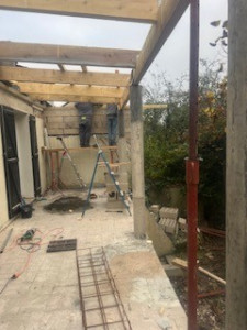 Photo de galerie - EXTENSION CHARPENTE