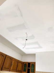 Photo de galerie - Réparation faux plafond suite à un dégât des eaux