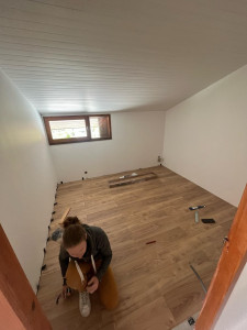Photo de galerie - Pose de parquet - Revêtement de sol