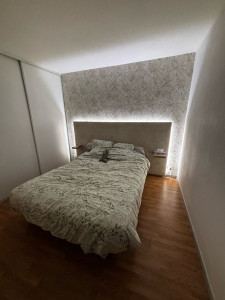 Photo de galerie - Réalisation d’une tête de lit 