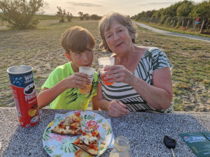 Photo de galerie - Pique nique avec mon loulou parti pour 3 ans en Guyane.