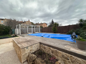 Photo de galerie - Révision de la terrasse et pose de pergola 1