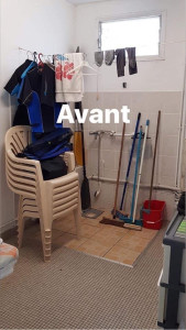Photo de galerie - Rénovation douche photo avant 