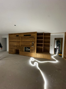 Photo de galerie - Habillage d’un mur 