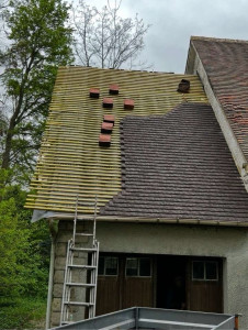 Photo de galerie - Rénovation, toiture, ancienne