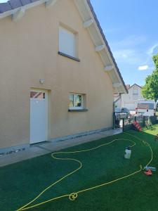 Photo de galerie - Nettoyage/hydrofuge façade 