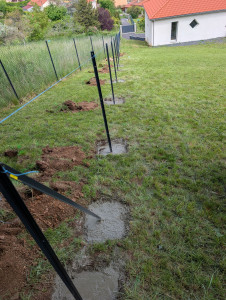 Photo de galerie - Réalignement clôture de jardin 