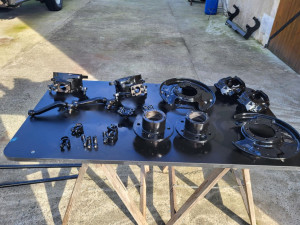 Photo de galerie - Nettoyage + peinture avant le remontage 4x4 