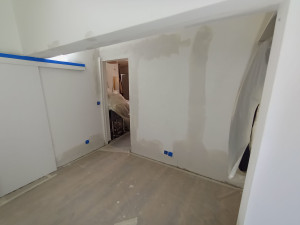 Photo de galerie - Enduit de finition 
dressage de mur 