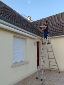 Photo de galerie - Nettoyage toiture 